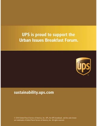 Program - Urban Issues Forum Newsmakers Luncheon