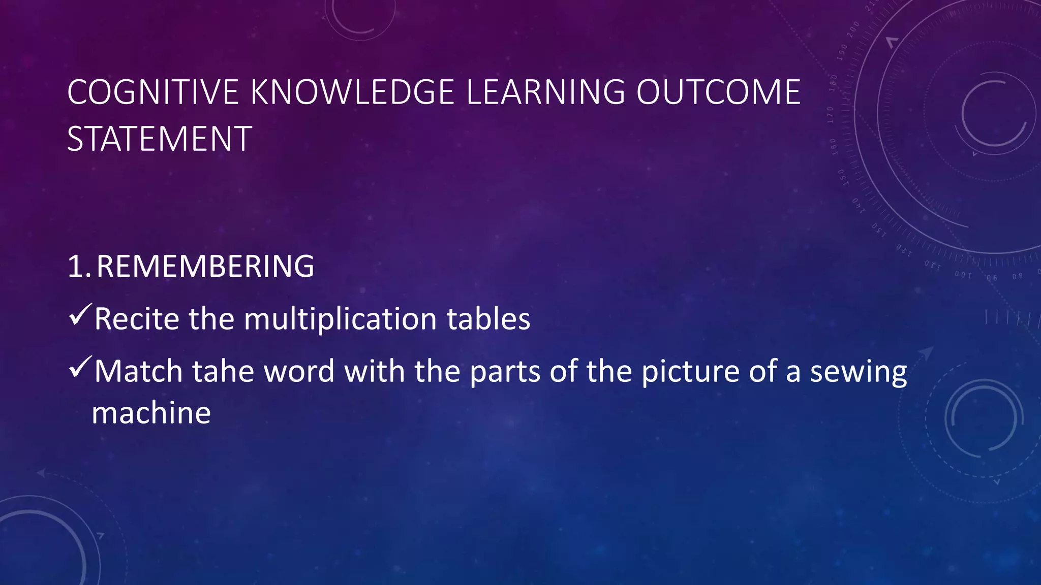 Program outcomes and learning outcomes | PPTX