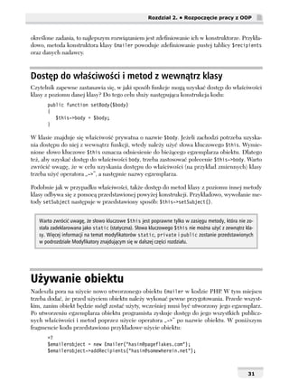 Programowanie obiektowe w PHP 5 | PDF