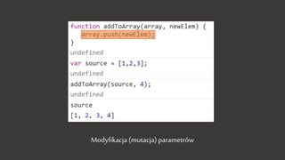 Modyfikacja (mutacja) parametrów
 