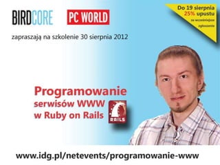 Programowanie serwisów www w ruby on rails