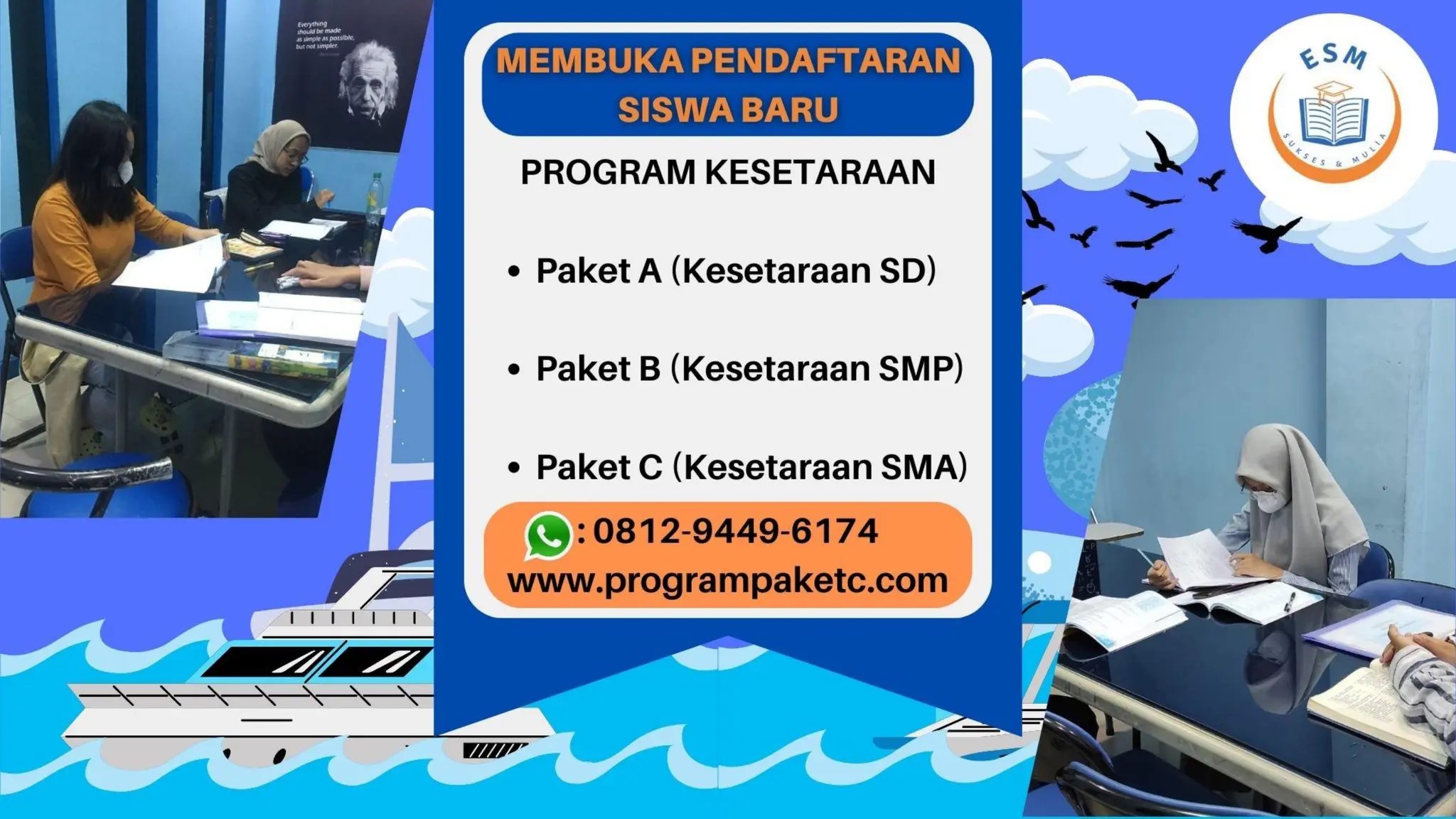WA : 0812-9449-6174, Program Paket C di Bekasi Barat