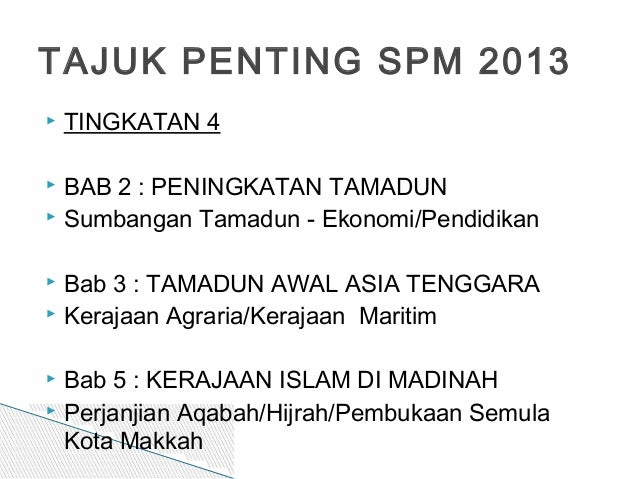 Program pemantapan mata pelajaran sejarah