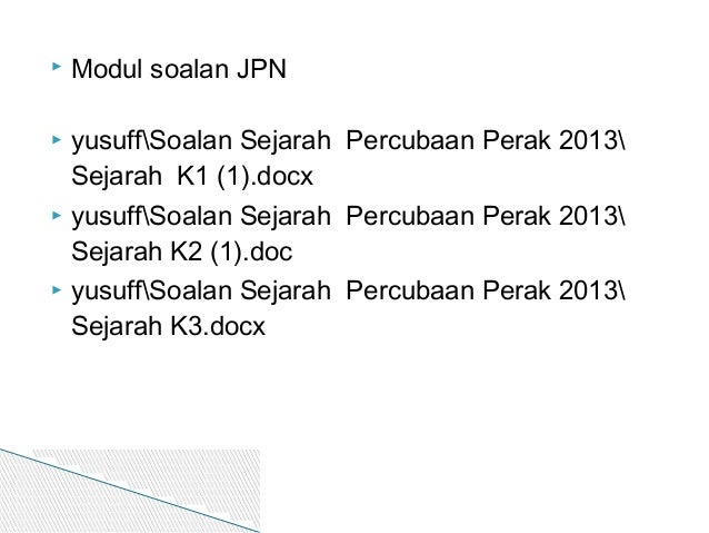 Program pemantapan mata pelajaran sejarah