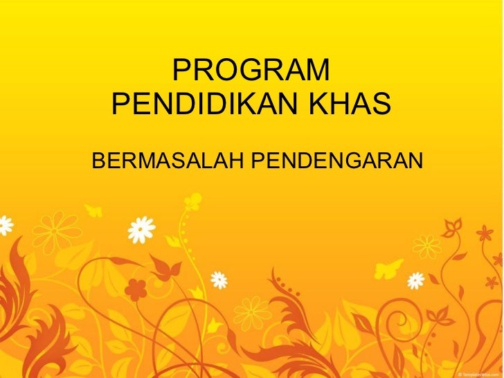 Program pendidikan khas 2009