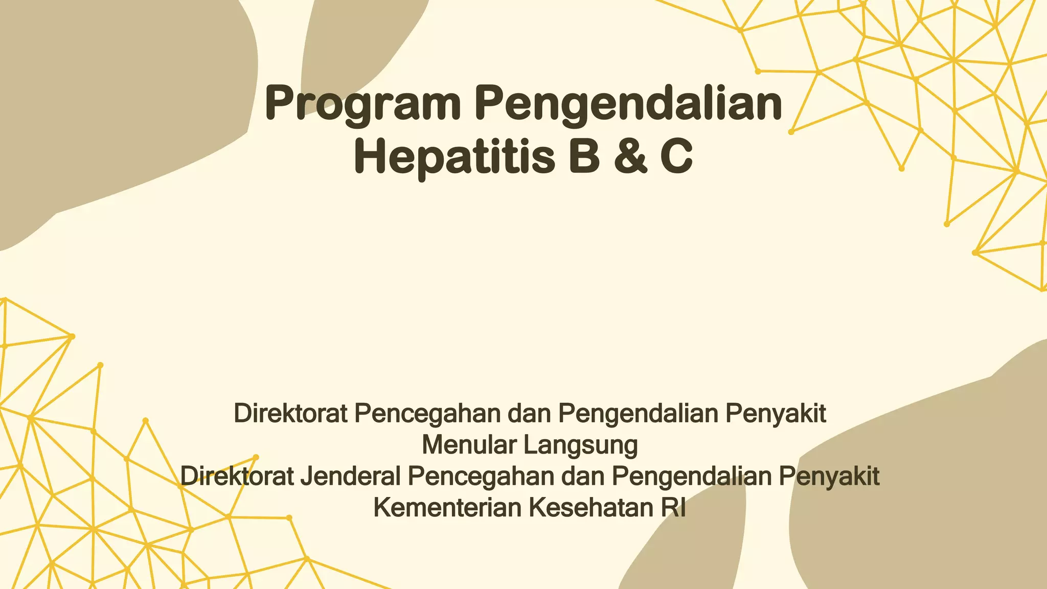 Program Pengendalian Hepatitis B & C | PDF