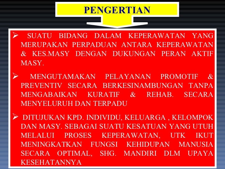 Program perkesmas di puskesmas