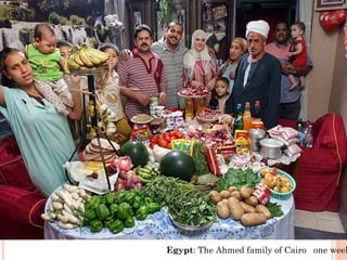 Egypt: The Ahmed family of Cairo one week
 