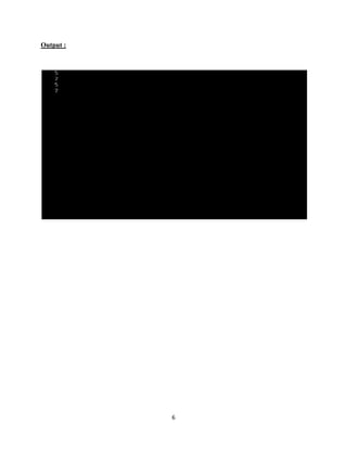 6 
Output : 
 