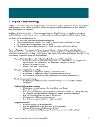 Programs of Scale Handout | PDF