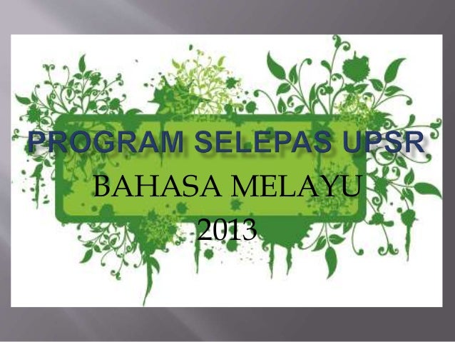 Program Selepas Upsr