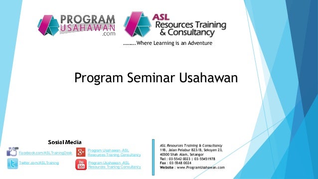 Program Seminar Usahawan  ProgramUsahawan.com