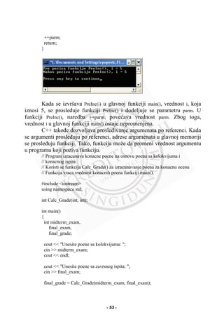 Programski jezik C++ sa rešenim zadacim | PDF