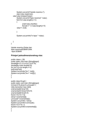 Java Programski Jezik Programski jezik java | DOC