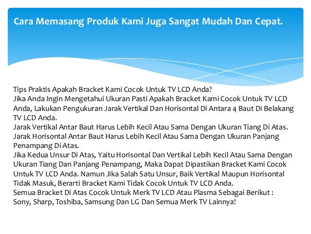 0896-7100-0771  Harga Bracket Standing Tv Bandung 