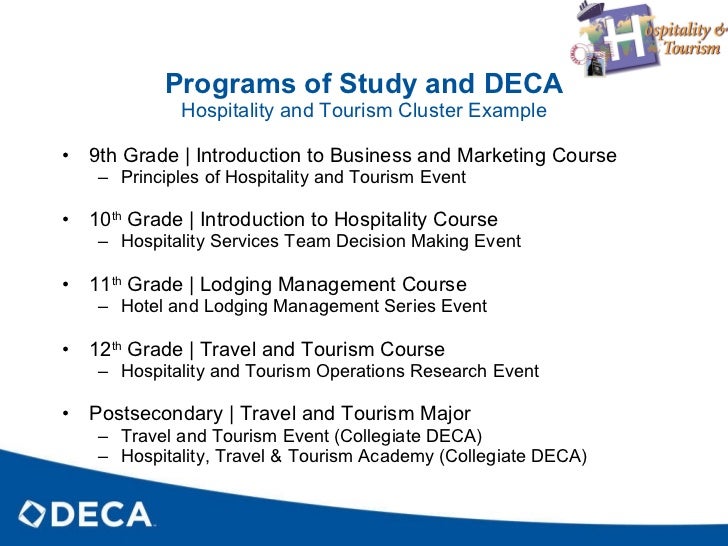 hospitality and tourism operations research event deca
