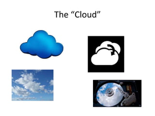 The “Cloud”
 