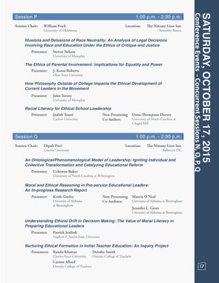 Values and Leadership Conference Program v1.6 | PDF