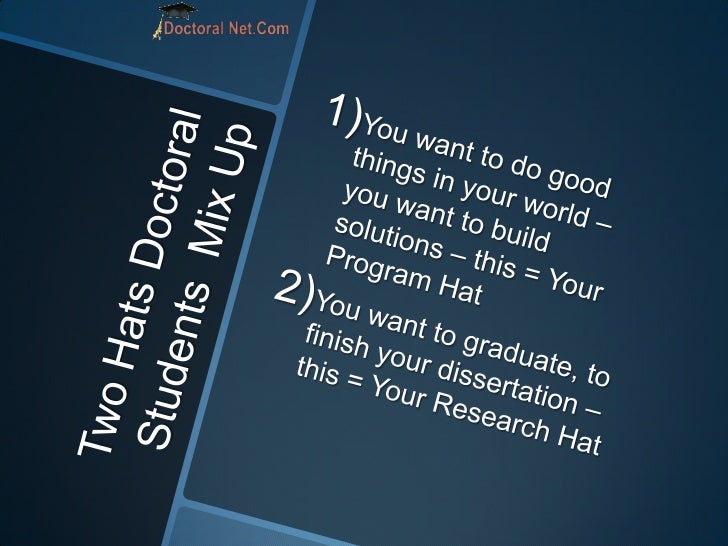 Dissertation head start