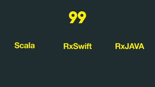 Scala RxSwift RxJAVA
 