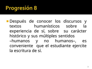 Progresión 8 Humanidades.pptx