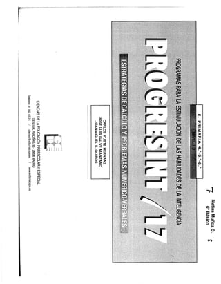 Progresint 17 estimulacion de la inteligencia