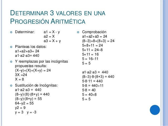 Progresiones Aritmeticas Geometricas Ejercicios de Pruebas desarrolla…