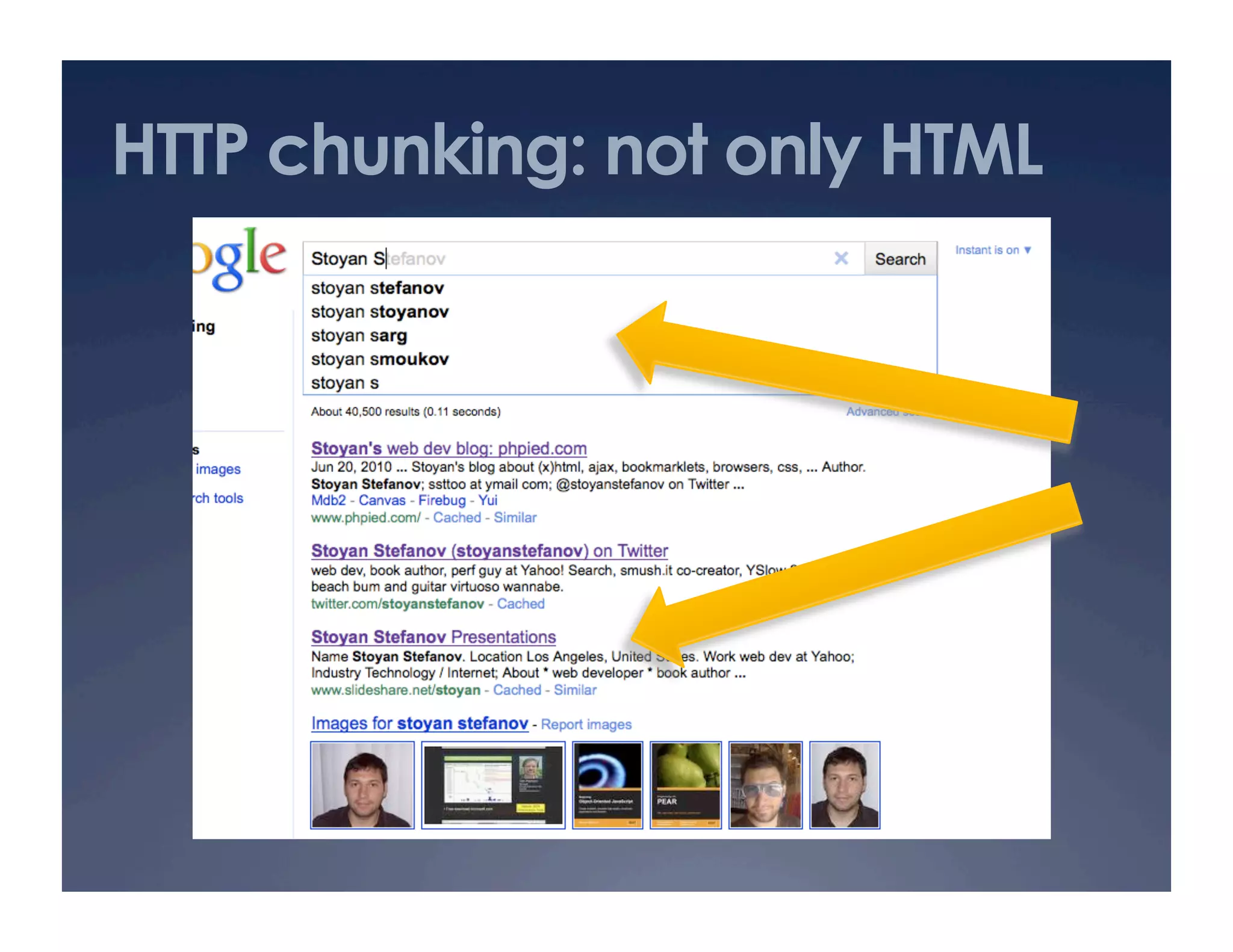 HTTP chunking: not only HTML
 