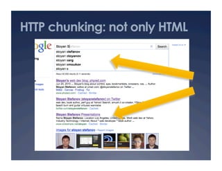HTTP chunking: not only HTML
 