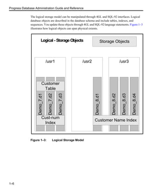 Progress OpenEdge database administration guide and reference | PDF