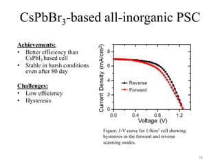 Progress in all inorganic perovskite solar cell | PPTX