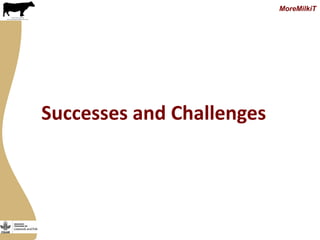 Progress in developing dairy market hubs for marginalised communities in Tanzania