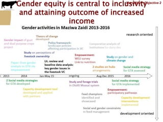 Progress in developing dairy market hubs for marginalised communities in Tanzania