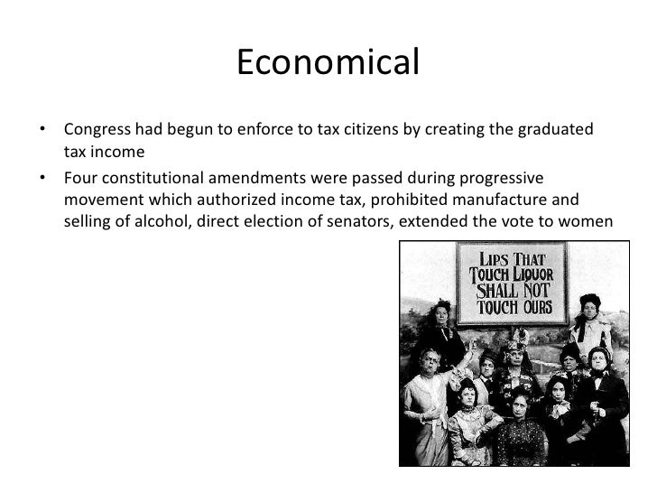 Progressive and reform era