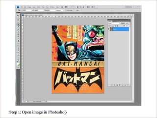 Step 1: Open image in Photoshop