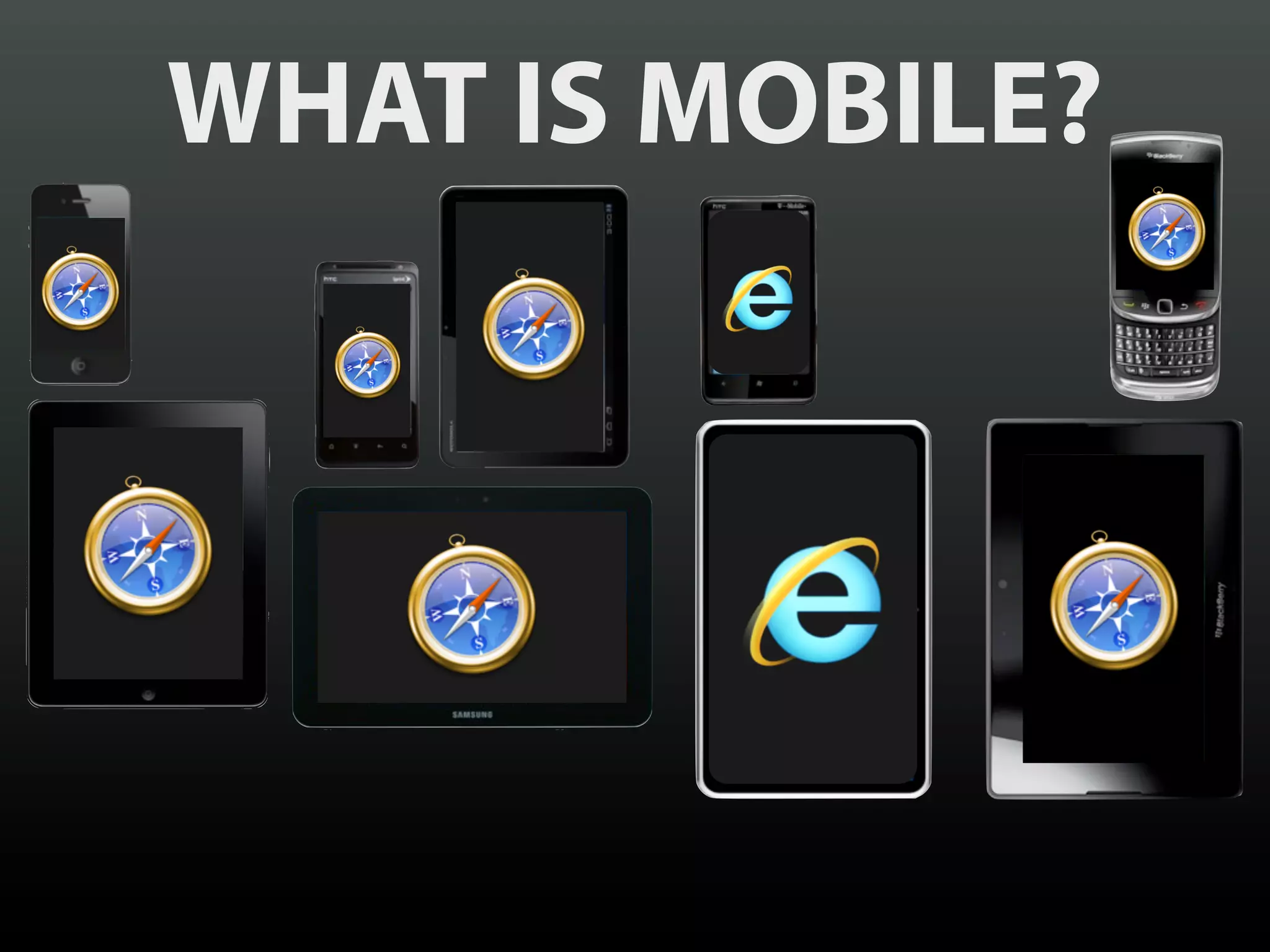 WHAT IS MOBILE?
 