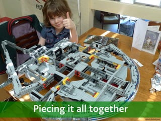 Piecing it all together
                          photo by Richard Jones
 