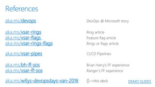 Progressive exposure using deployment rings and feature flags | PPT