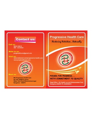 Progressive Health Care, Bengaluru, Nutritional Supplements