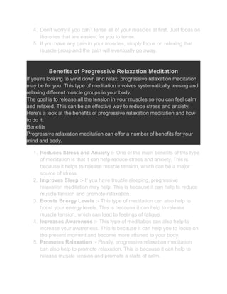 Relaxation Packet.pdf Progressive Relaxation Meditation.pdf
