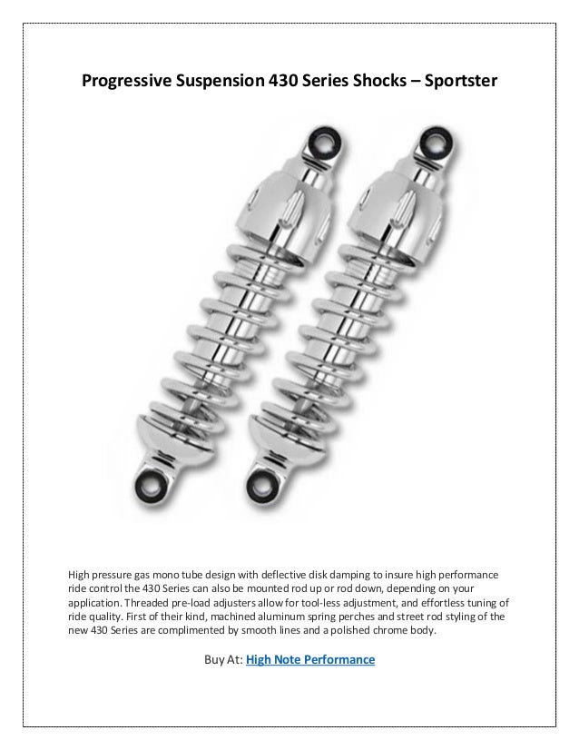 Bike Safety Progressive suspensions