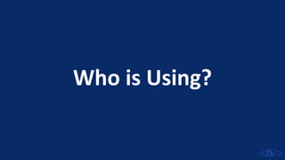 Who is Using?
 