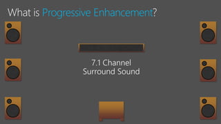 Progressive Enhancement
 