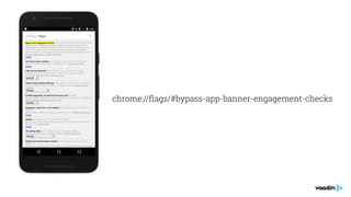 Progressive web apps with polymer