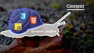 Content
Dynamic content
 