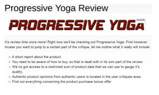 Progressive yoga review - scam or not ?
