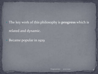 Progressivism ppt | PPTX