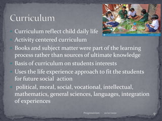 Progressivism ppt | PPTX