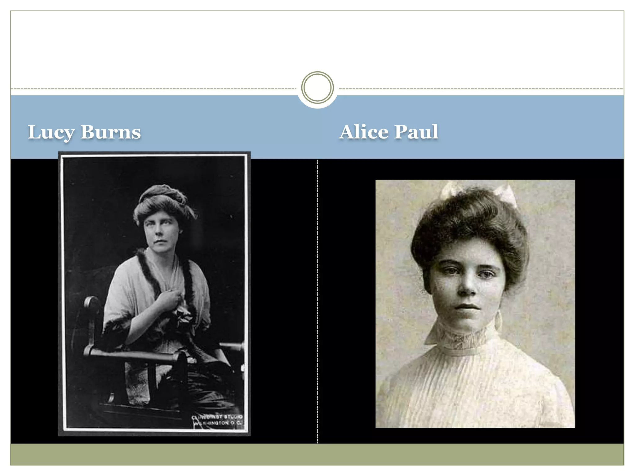 Lucy Burns Alice Paul
 