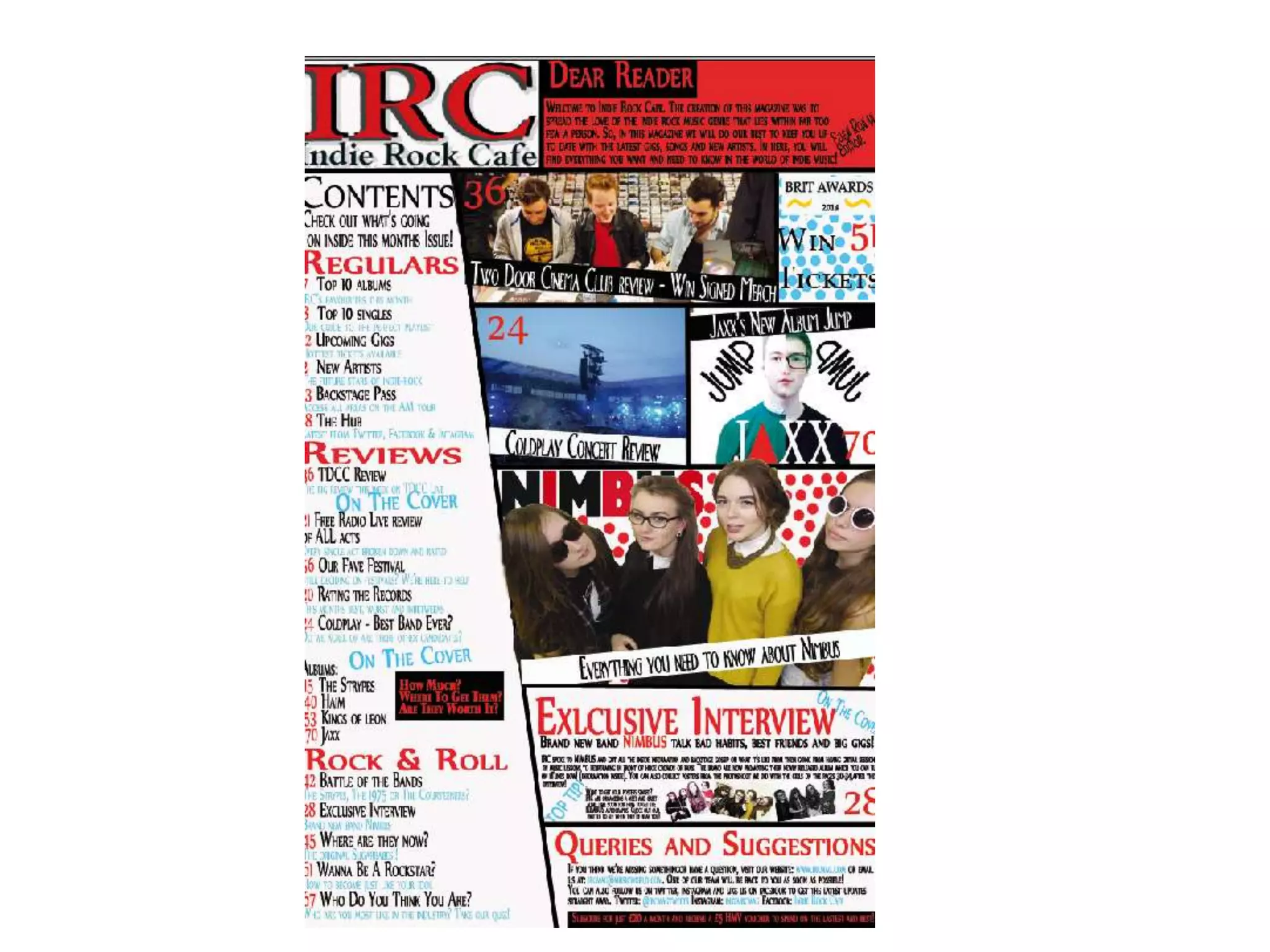 Progress on contents